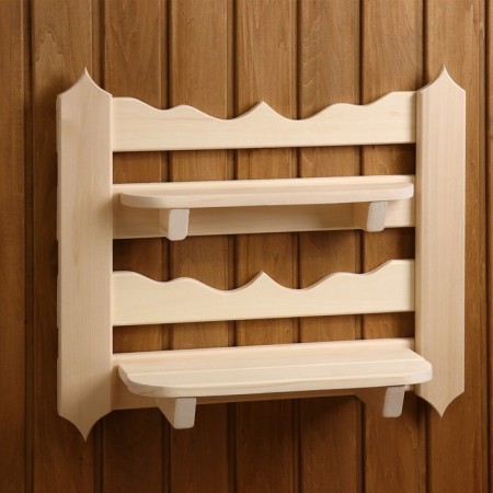 Carved shelf, 54 × 48 × 14 cm-3