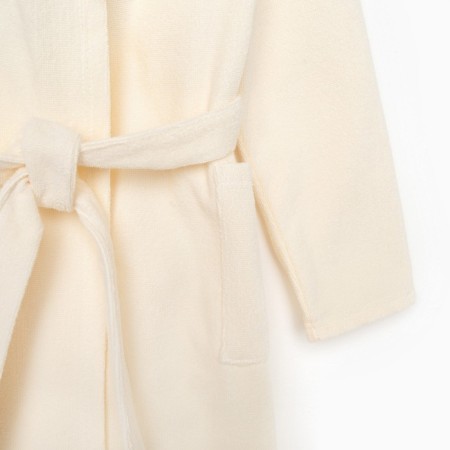 Terry robe of children's "Rock" rr 32 (110-116 cm), beige-9