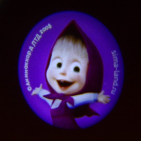 Masha and the Bear projector, light, light, red color-7