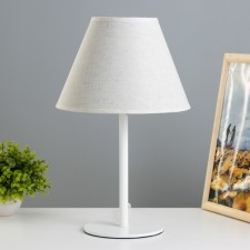 Desktop lamp Oliver 1x15W E27 white 25x25x40cm Risalux
