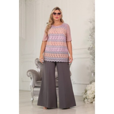 Female blouse, size 54, pink color