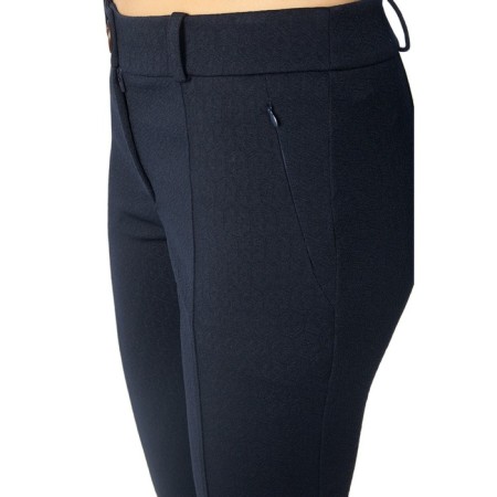Female trousers, size 42, blue color-2