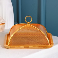 Goldie lid for serving with a lid of the shade of the share, 24.5 × 24.5 cm