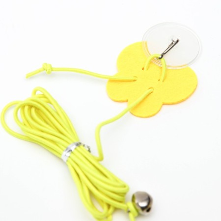 Cat tensile on mounting with a bell "mouse" with a cat's mint-2