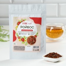 Chinese tea Roybos - Roybush with strawberries, calmness and strengthening of immunity, 50 g.