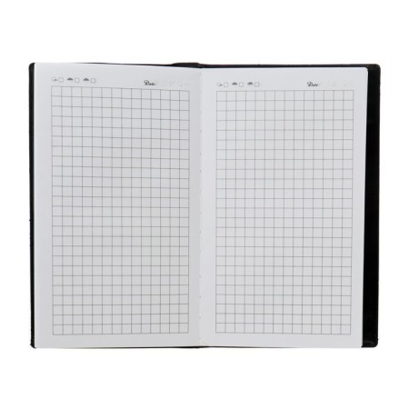 The notebook "Pen" A6, 70 sheets in the cage, PVC cover, black-2