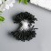Stamens for flowers "Drops Black Black" D = 1.5 mm set 400 pcs length 6 cm