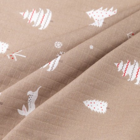 Set of Muslim diapers "Baby I" Let it Snow 75*120 cm - 2 pcs, cotton 100%-4
