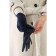 Gloves are female, dimensionless, without insulation, blue color