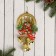 Decoration New Year's "Bell Deer in the Forest" 9x18 cm, red-gold