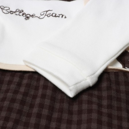 A set for a boy (5 items), beige color, height 62-2