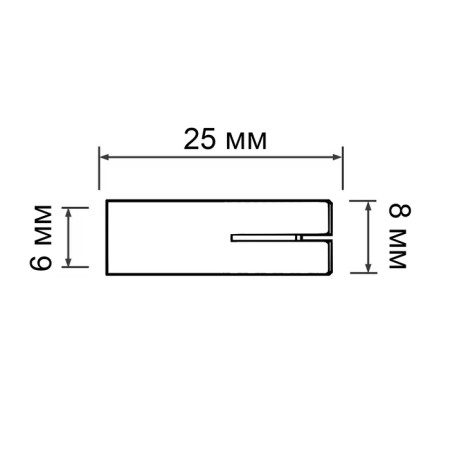 Anker bison, clogged, steel, yellow -pashed, M6x25 mm, 100 pcs-2