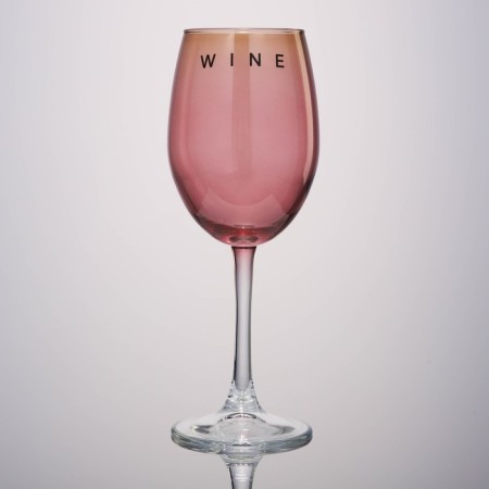 Wine glass "Wine", 360 ml, pink-1