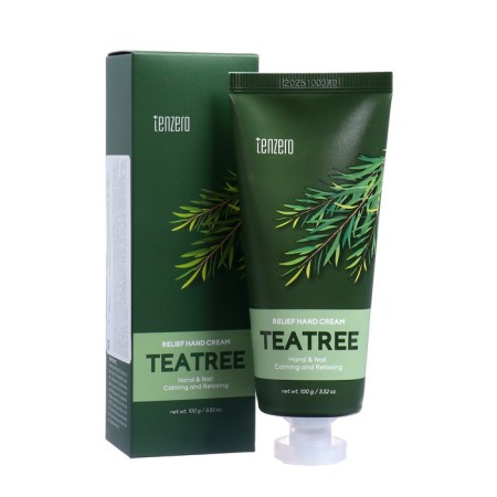 Tenzero hand cream with tea tree extract, 100 g