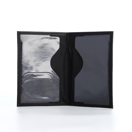 Cover for passport, black color-6