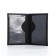 Cover for passport, black color