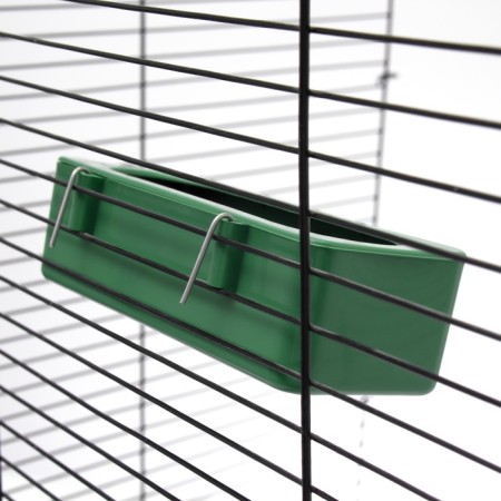 Bird feeder internal matte 15 x 6.5 x 4.5 cm, green-2