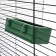 Bird feeder internal matte 15 x 6.5 x 4.5 cm, green