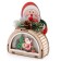 New Year! Santa Claus background, 12x11x2.5 cm