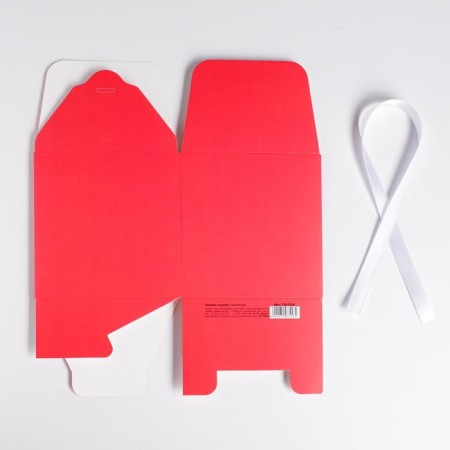 Gift folding box, packaging, “red”, 12 x 12 x 12 cm-4