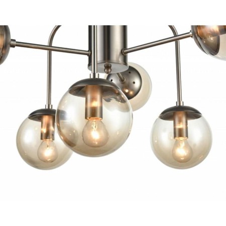 Verona chandelier, 6x40W E14, Nickel color-2