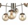Verona chandelier, 6x40W E14, Nickel color