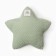 Ethel pillow "Star" d = 44 cm, central green