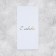 Gift envelope, "with love", embossing, designer paper, 11 × 22 cm