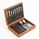 Set 6 in 1: Flaw 8 OZ, glass, funnel, cubes 5 pcs, cards, chess, 18 x 24 cm, mix