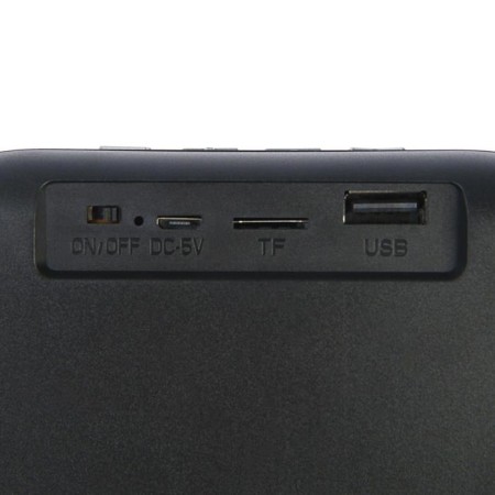 Portable column Luazon Lab-39, 3 watts, 400 mAh, Soft Touch, blue-4