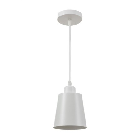 Bayerlux suspension lamp Bayerlux "cylinder" 1x40W E27 white 13x13x16-96 cm