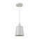 Bayerlux suspension lamp Bayerlux "cylinder" 1x40W E27 white 13x13x16-96 cm