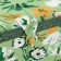 Casket for needlework "Summer flowers on green" 19x26x14.5 cm