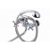 FAUZT FZS-511-07 bath mixer, two-wound, long spout, shower set, chrome