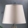 Table lamp 21197/1 E14 40W gray 22x22x35 cm Risalux