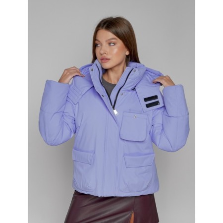 Winter jacket, size 42, purple color-8
