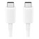 Cable Samsung EP-DN975BWRGRU, USB Type-C-USB Type-C, 1m, White