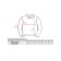 Turtleneck for a boy, height 128 cm