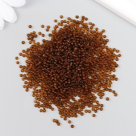 Glass beads 12/0 "coffee" transparent 450 gr-1