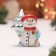 Souvenir "Snowman", underglaze painting, 5x3x7 cm