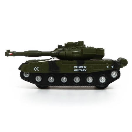 Tank "Army", 1:20, light, sound, inertia, green-1