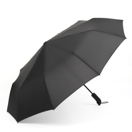 Automatic umbrella "monoton", 3 additions, 10 spokes, r = 50 cm, black color-4