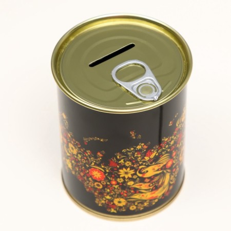 Pigger-bank metal "Russian treasury"-4