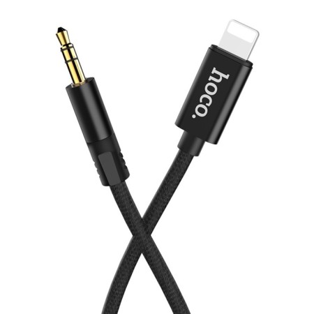 Audio cable Hoco UPA13, Jack 3.5 mm (M) - Lightning, 1 m, black-2