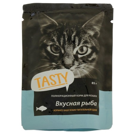 Wet Tasty feed for cats, fish in jelly, spider, 85 g