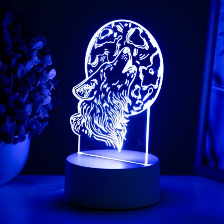 Lumber "Wolf" LED white 12x9.5x16 cm Risalux