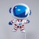Foil ball 32 "Cosmonaut", figure