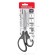 Scissors Erichkrause Megapolis Ergo, 20 cm, in blister, gray-black