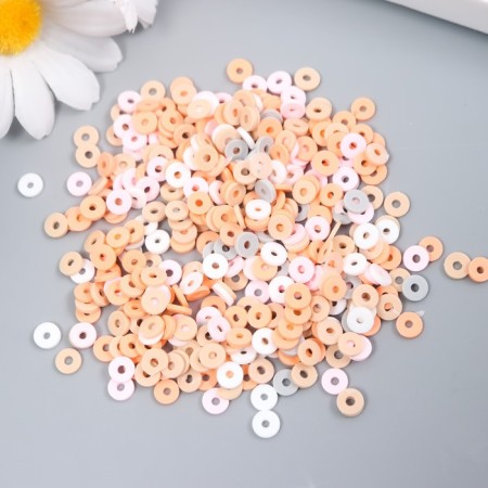 Beads for PVC Creativity "Rings Men" set ≈ 330 pcs 0.1x0.6x0.6 cm