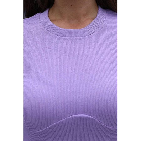 Female dress, size 46, purple color-9